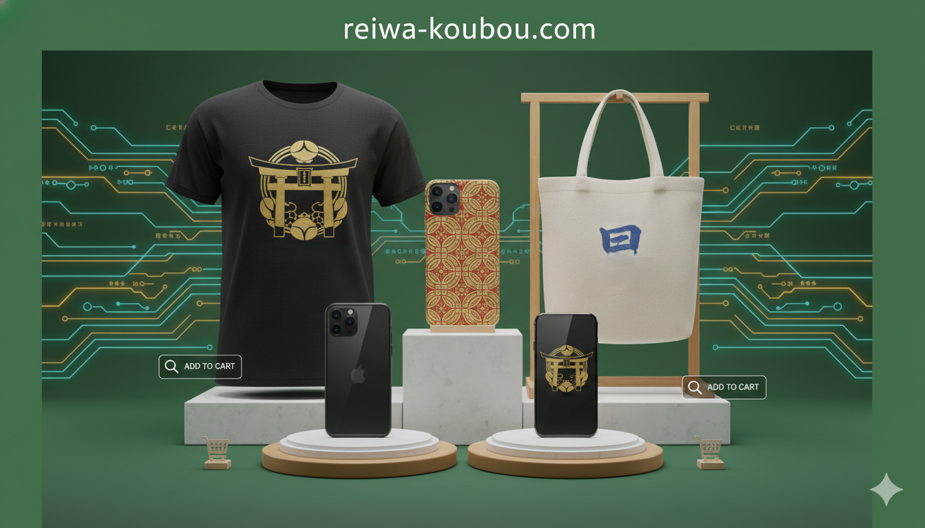 令和工房の梵字Tシャツ
